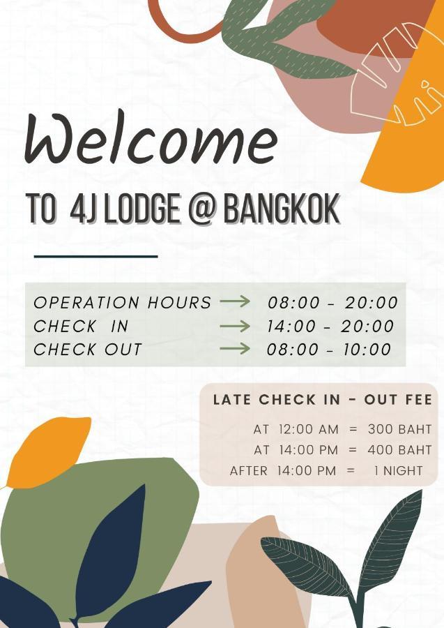 4J Lodge Bangkok Esterno foto